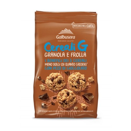 8002190006529Galbusera Cereali G Granola E Frolla Con Pezzi Di Cioccolato 300gr