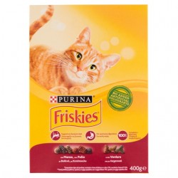 3010470153943Friskies Cat Crocchette Manzo, Pollo E Verdure 400gr