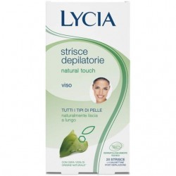 8002340014312Lycia Strisce Depilatorie Viso Natural Touch 20pz