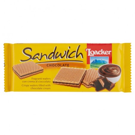 8000380005567Loacker Sandwich Chocolate 75gr