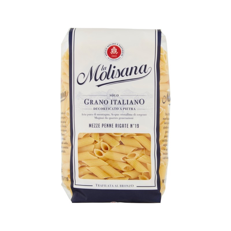8004690051948 La Molisana 019 Mezze Penne Rigate 500gr