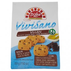 8000015003210Di Leo Biscotti Vivisano Vegan Con Gocce Di Cioccolato 500gr