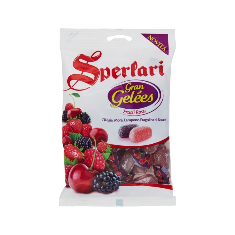 8013399146053Sperlari Caramelle Gelees Frutti Rossi 175gr