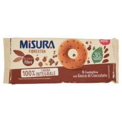 8002590065607Misura Fibrextra Ciambelline Con Gocce Di Cioccolato 230gr
