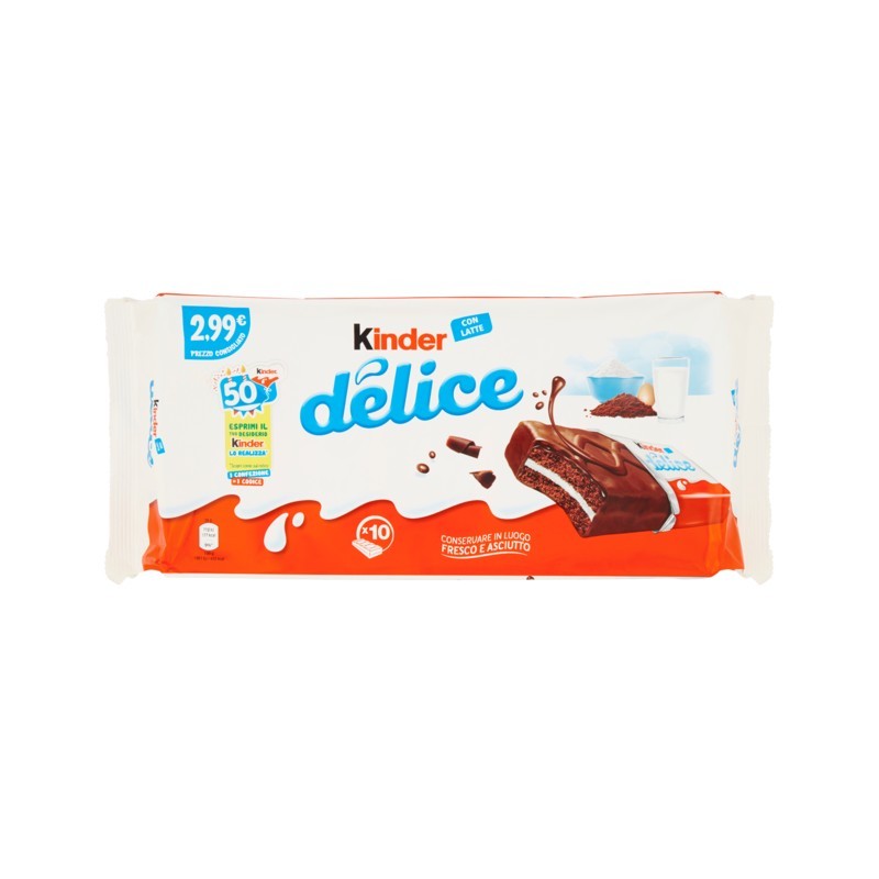 8000500267103Kinder Delice Cacao 10x39gr