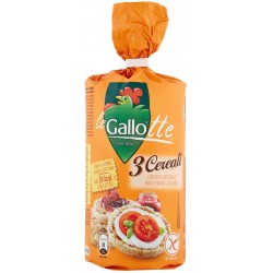 8001420007855Gallo Le Gallotte Di Riso 3 Cereali 100gr