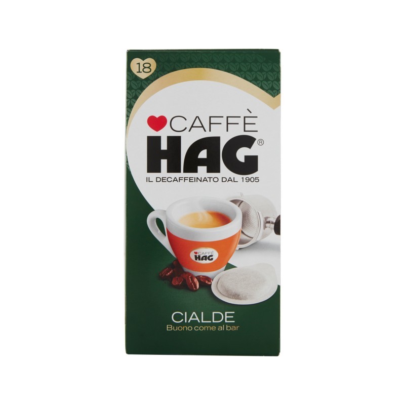 Hag Caffe' In Cialde 18 Filtri 125gr