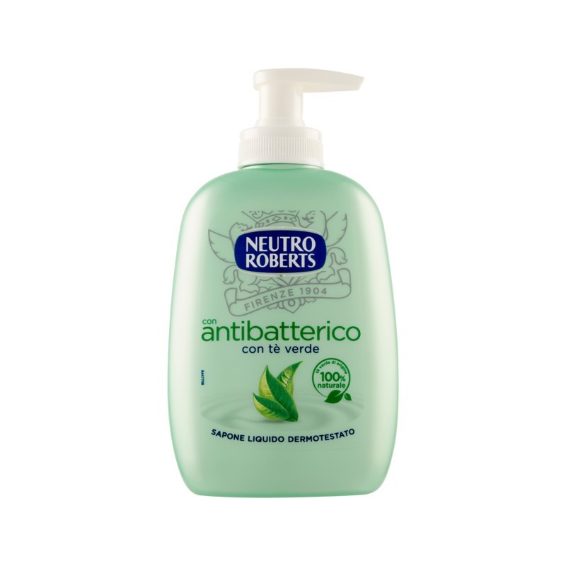8002410011005Neutro Roberts Sapone Liquido Antibatterico Con Dispenser New 200ml