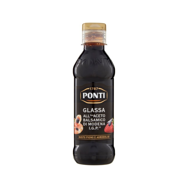 8001010076568Ponti Glassa Aceto Balsamico Di Modena 250gr 8001010076568Ponti Glassa Aceto Balsamico Di Modena 250gr