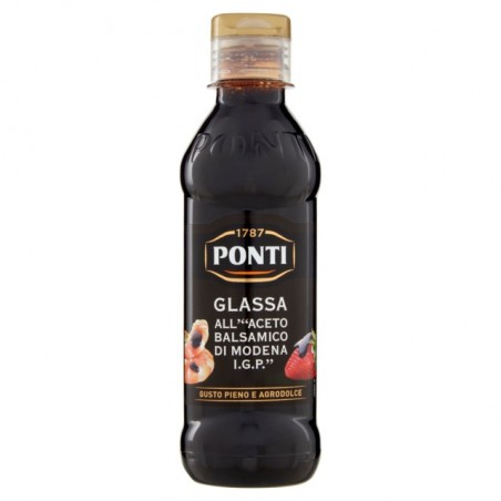 8001010076568Ponti Glassa Aceto Balsamico Di Modena 250gr