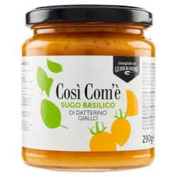8017995101218Cosi' Com'e' Datterino Giallo Con Basilico 290gr