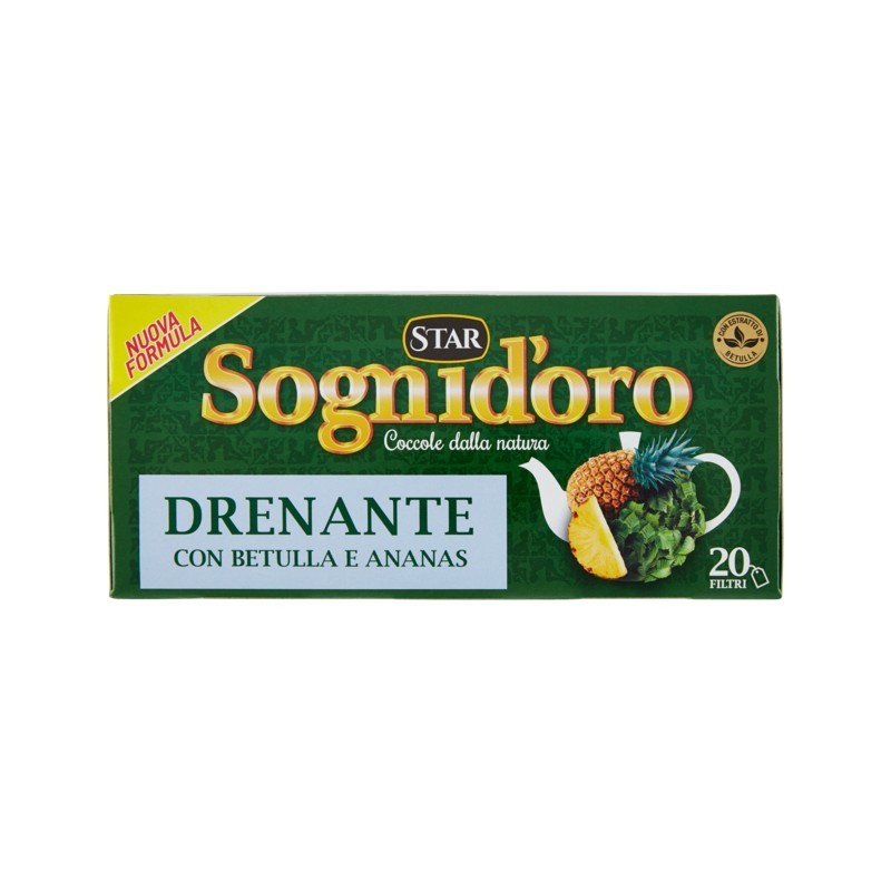 8000050448601Sognid'oro Tisana Drenante 20 Filtri 40gr