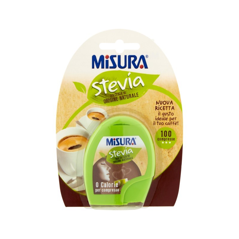 7640110704721Misura Stevia 100 Compresse 8gr