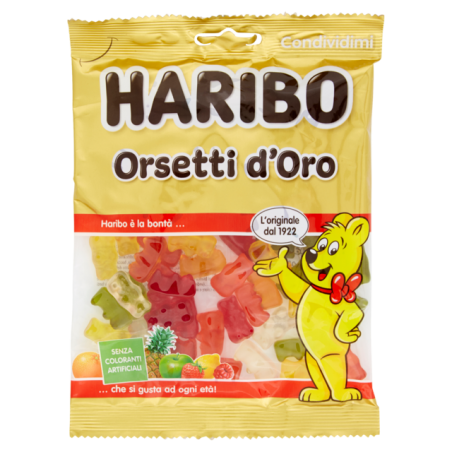 8426617651299Haribo Caramelle Orsetti D'oro 175gr