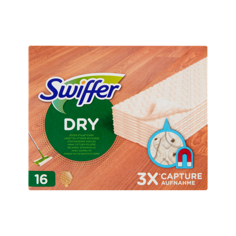 Swiffer Panni Dry Legno New 16pz