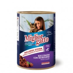 8007520012133Miglior Gatto Bocconcini Con Selavaggina 405gr