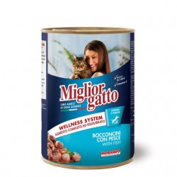 8007520012249Miglior Gatto Bocconcini Con Pesce 405gr