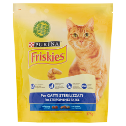 7613035424937Friskies Cat Crocchette Sterilizzati Salmone E Verdure 375gr