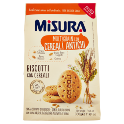 8002590043339Misura Multigrain Biscotti 6 Cereali 330gr