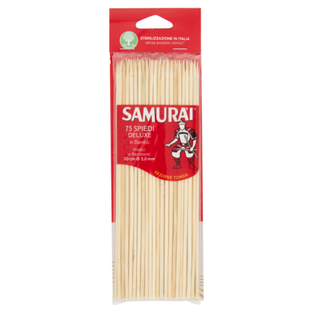 8003350546961 Samurai Spiedo Deluxe 20cm 75pz