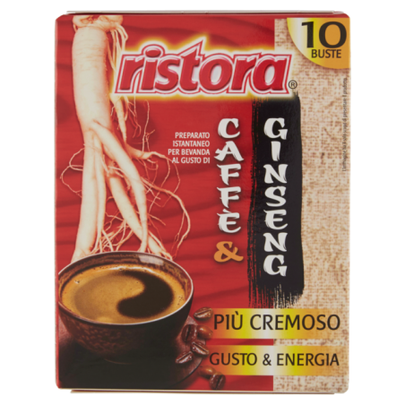 8004990122478RISTORA CAFFE' & GINSENG 10 STICK 100GR
