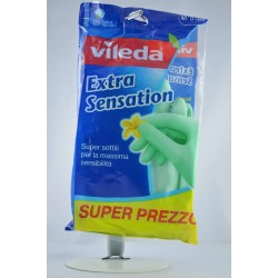 4023103073937Vileda Guanti Extra Sensation Misura Media 1pz