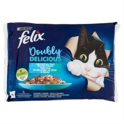 Felix Doubly Delicious Selezioni Con Pesci 4x85g