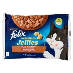 7613287487322Felix Sensations Jellies Selezioni Saporite 4x85gr