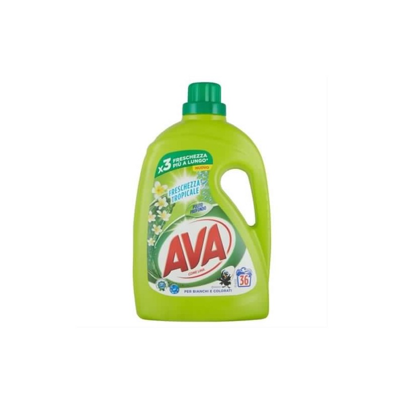 8002910050085Ava Liquido Lavatrice Freschezza Tropicale 36 Misurini 1800ml