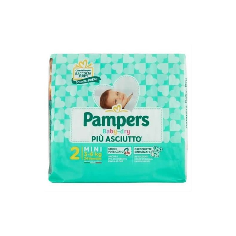 Pampers Baby-Dry 3-6kg New 24pz