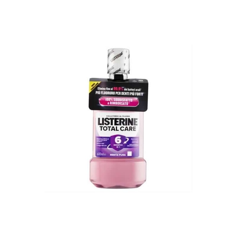 Listerine Colluttorio Total Care - Menta Pure New 600ml
