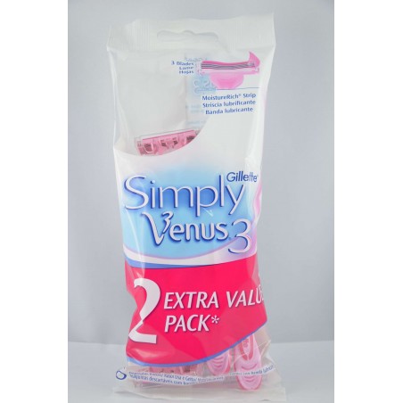 7702018093892Gillette Rasoio Simply Venus 3 - 6pz