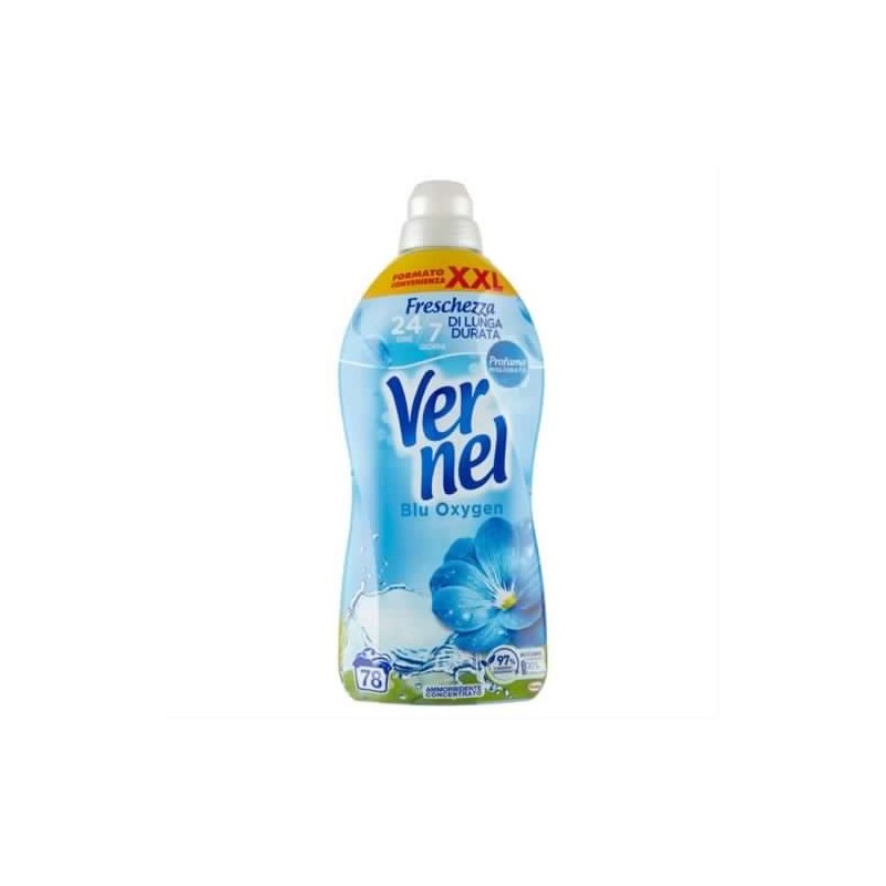 8015100576968Vernel Ammorbidente Concentrato Blu Oxygen 78 Misurini 1950ml