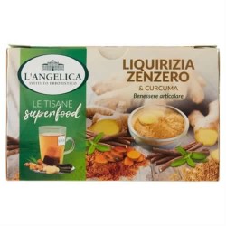 8017331064009L'angelica Tisana Liquirizia, Zenzero E Curcuma 20 Filtri