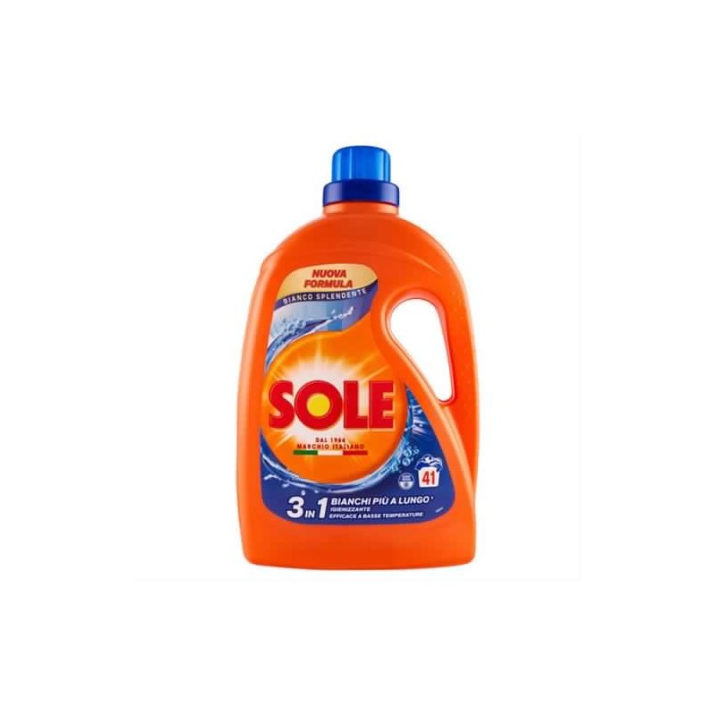 8002910028787Sole Liquido Lavatrice Bianco Splendente 41 Misurini 1845ml