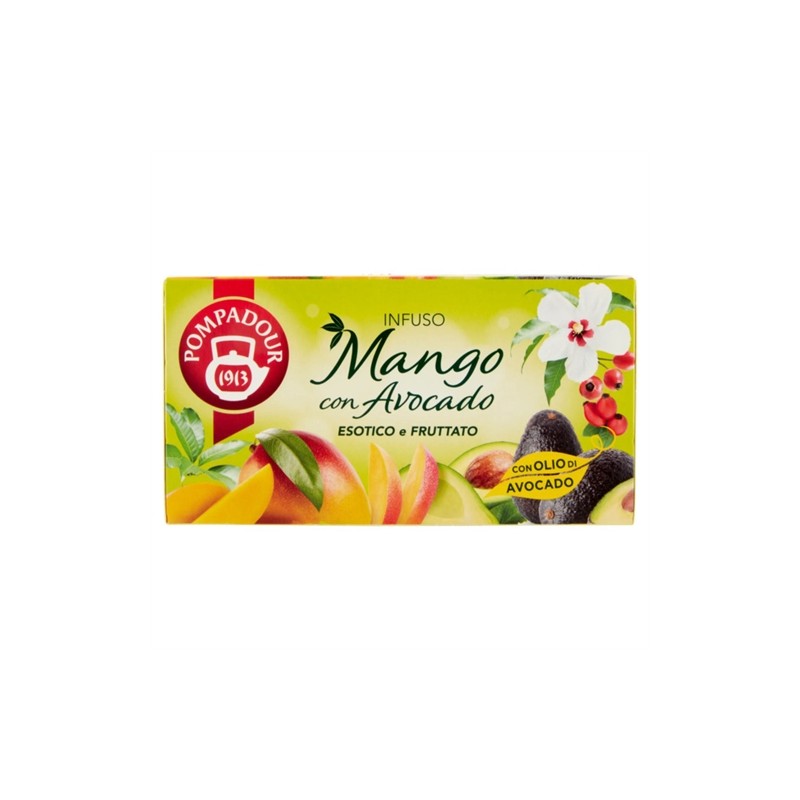 8002355709616Pompadour Infuso Mango E Avocado 20 Filtri