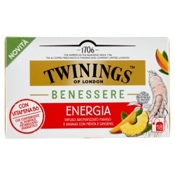 0070177100384Twinings Benessere Infuso Energia 18 Filtri 27gr