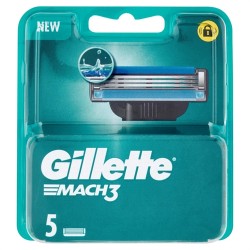 Gillette Mach3 Ricambi New 5pz