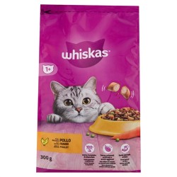 5998749144237Whiskas 1+ Cat Crocchette Pollo New 300gr
