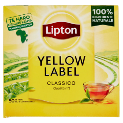 Lipton Te' Yellow Label 50 Filtri New 75gr