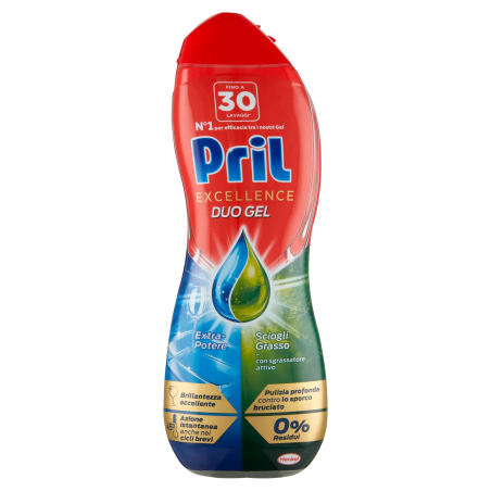8015100577125Pril Excellence Duo Gel Sciogli Grasso 540ml