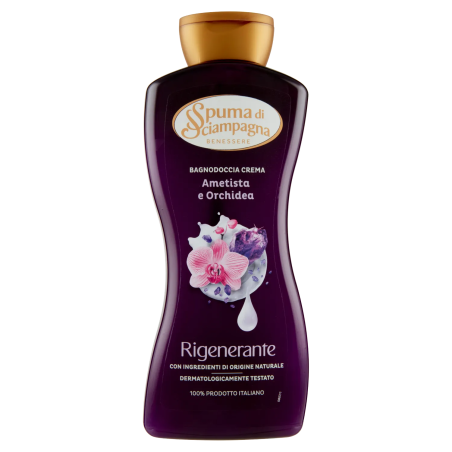 8007750012415Spuma di Sciampagna Bagno Doccia Ametista e Orchidea 650ml