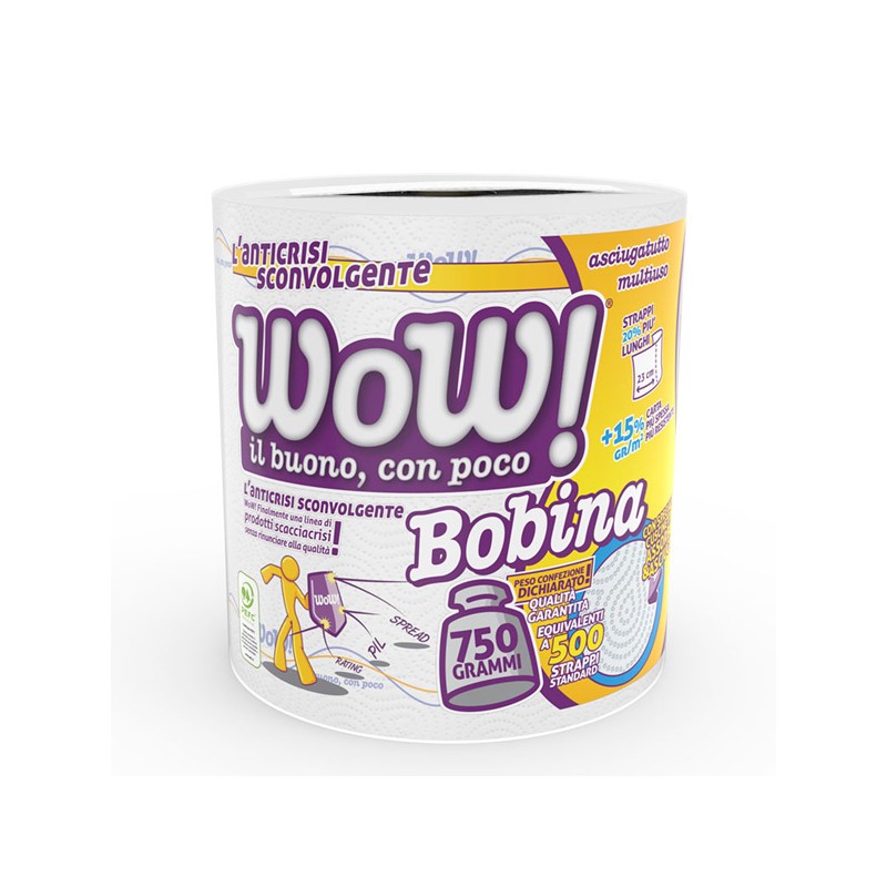 8007091004841Wow Bobina 500 Strappi New 1pz