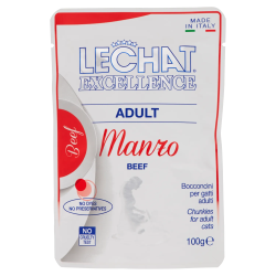 8009470061780Le Chat Excellence Manzo Adult 100gr