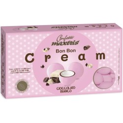 8022470864922Maxtris Bon Bon Cream Rosa Cioccolato Bianco 1000gr