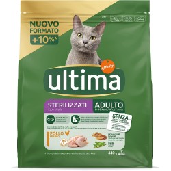 8059149430010Ultima Cat Crocchette Adulto Sterilizzato Pollo 440gr