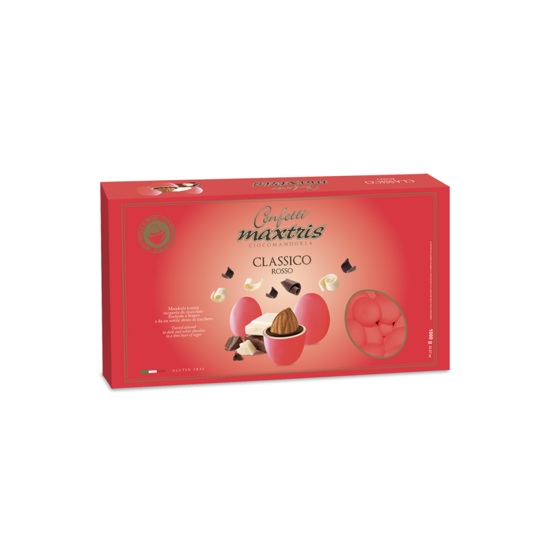 8022470205435Mextris Confetti Ciocomandorla Rosso 1000gr