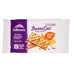 8002190002781Galbusera Buoni Così Senza Lieviti Con Farina di Mais e Orzo 7x42,8gr