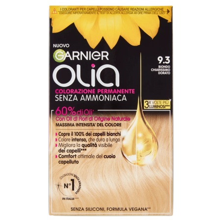 3600542487177Garnier Olia N. 9.3 Biondo Chiarissimo Dorato 1pz