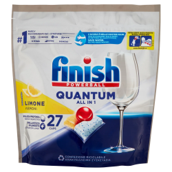 8002910063719Finish Tabs Quantum All in 1 Limone 27pz